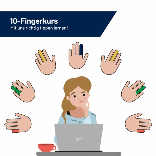 10 Finger Kurs Zeichenfläche