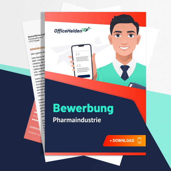 Bewerbung Pharmaindustrie Komplettpaket I + 20 Designs I Anschreiben, Deckblatt, tabellarischer Lebenslauf & Motivationsschreiben